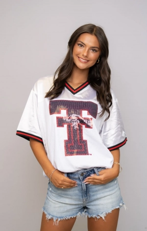 Texas Tech Sequin Jersey